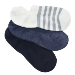3-Pack Heel Hugger Socks
