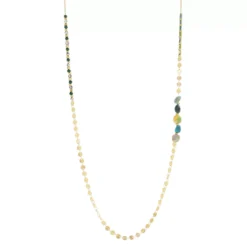 Long Mixed Stone 36" Necklace