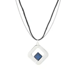 Cat's Eye Drop Corded 19" Necklace