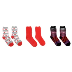 3-Pack Valentine's Day Cozy Socks