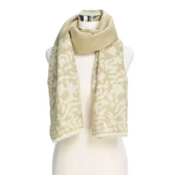 Fern Border Print Scarf