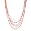 Long Layered Seed Bead 33" Necklace