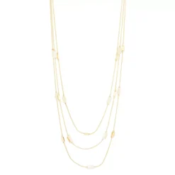 Beaded Layered 19" Necklace