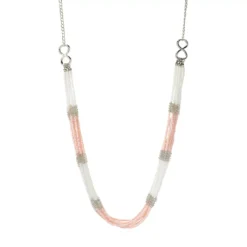 Long Mixed Seed Bead 40" Necklace