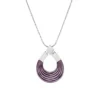 Enamel Teardrop Pendant 20" Necklace