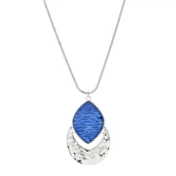 Enamel Drop 32" Necklace