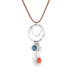 Long Spring Charms Pendant 34" Necklace