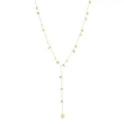 Delicate Beaded Cluster Y-Neck 32" Necklace