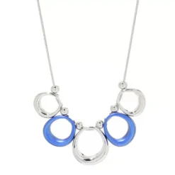 Metallic Metal 19" Statement Necklace