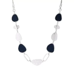 Denim Statement 21" Necklace