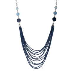 Enamel And Seed Bead 32" Necklace