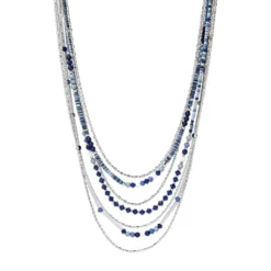 Multi Strand Beaded 23" Necklace