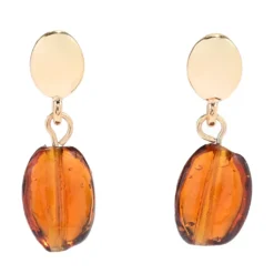 Bead Drop Post Earring