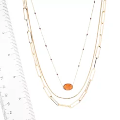 Convertible Multi Layered Bead 23" Necklace