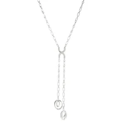 Crossover Circles 24" Necklace