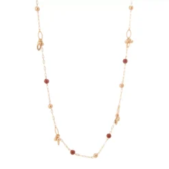 Leaf Cluster 36" Necklace