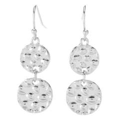 Hammered DiscEarring
