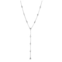 Y-Neck StationedCats Eye 24"Necklace