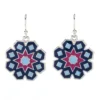 Kaleidoscope Fish Hook Earrings