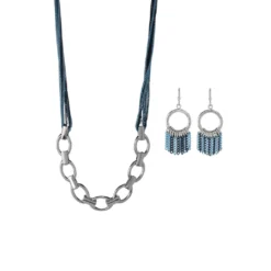 19" StatementNecklace AndEarring Set