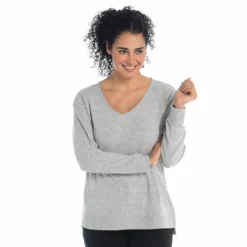 Relaxed RestyledHatchi OversizedV-Neck Top