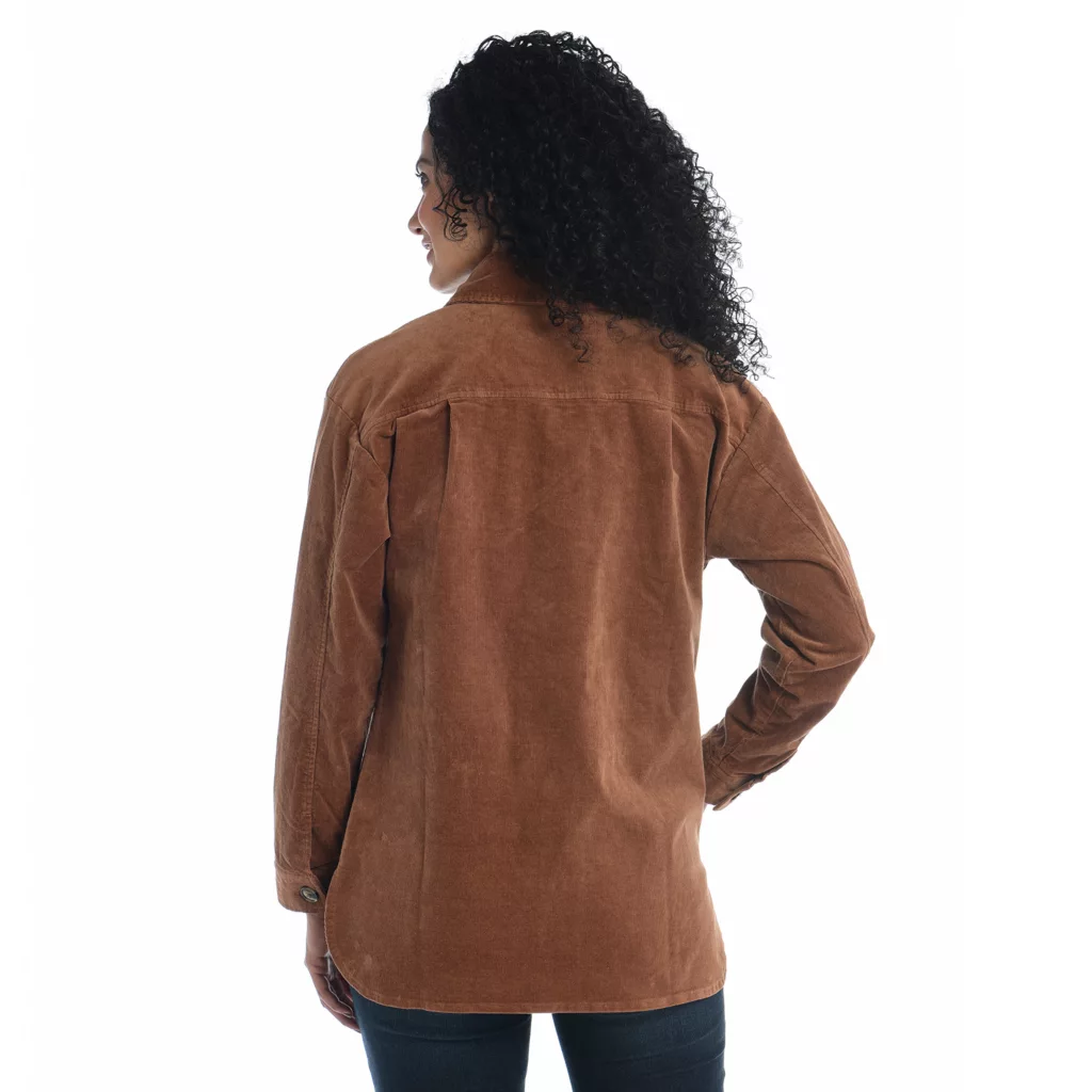 Corduroy Step HemShirt Jacket - Image 4