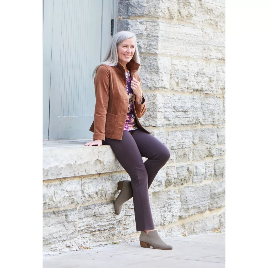 Corduroy Step HemShirt Jacket - Image 8